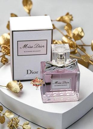 🌸 женская парфюмированная вода miss dior cherie blooming bouquet (мис диор шери блуминг букет) 100 мл. цветочно-шипровый аромат