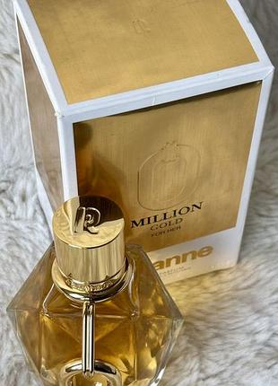 🔥 стійка жіноча парфумована вода rabanne million gold for her (рабанне мілліон голд фор гер) 90 мл. деревно-квітковий аромат