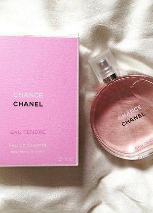 🌸 женская парфюмированная вода chanel chance eau tendre (шанель шанс тендер) 100 мл.стойкий фруктово-цветочный аромат