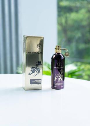🌹 стойка унисекс парфюмированная вода montale arabians rose leather (менталь арабианс роуз лезер) 100 мл восточный аромат с розой