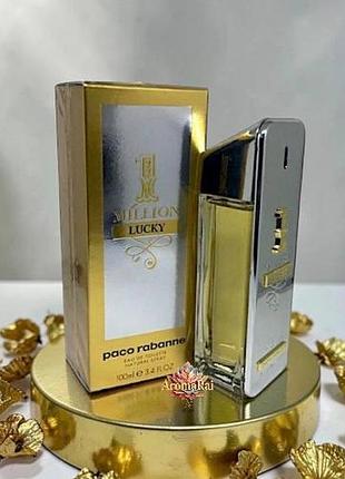 Чоловіча парфумована вода paco rabanne 1 million lucky (пако раббан ван мільйон лаки) 100 мл