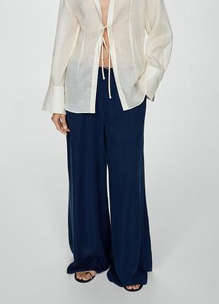 Широкие брюки из лиоцелла mango 77060333