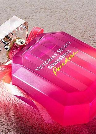 💖 жіночі парфуми victoria's secret bombshell paradise (вікторія сікрет бомбшелл парадайз) 100 мл. фруктово-квітковий аромат