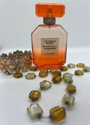 💖стойкий женский парфюм victoria's secret bombshell sundrenched (виктория сикрет бомбшелл сандренчд) 100 мл. фруктово-цветочный