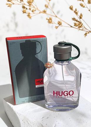 🌿 чоловіча туалетна вода hugo boss hugo man (хуго босс хуго мен) 150 мл деревинні фужерні свіжі зелені стійкі шлейфові
