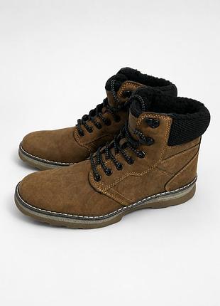 Утепленные мужские ботинки landrover schnürboots коричневый р. 41