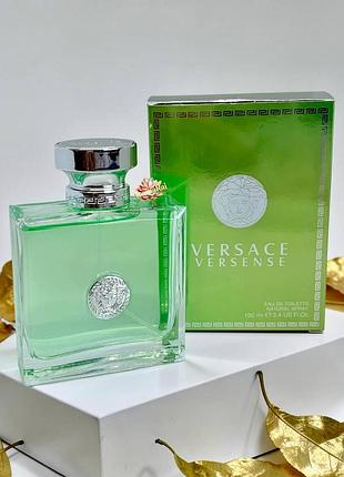 🌿 уцінка! жіноча туалетна вода versace versense (версаче версенс) 100 мл деревинно-квітковий аромат