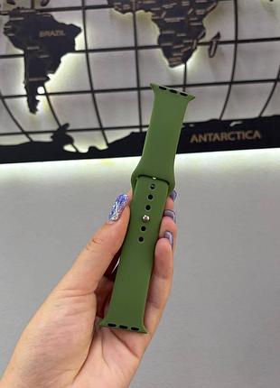 Ремінець apple watch 38/40/41 mm,силікований ремінець для епл вотч 38/40/41 мм