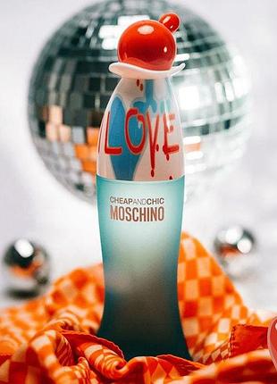 🌸 парфюмированная вода для женщин cheap & chic i love love moschino (москино ай лав лав) 100 мл. свежий цитрусово-цветочный аромат