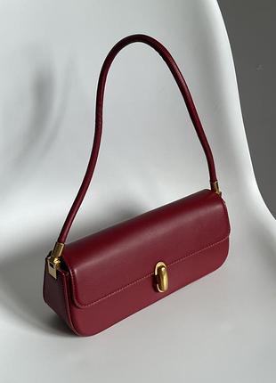 Сумка червона осіння amica bag
