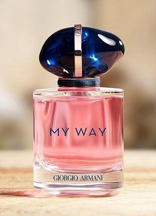 💖 стойкая женская парфюмированная вода giorgio armani my way (джорджио армани май вей) 90 мл. нежный цветочный аромат