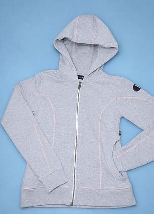 Брендовая спортивная зепка trussardi sport с капюшоном (размер xs /