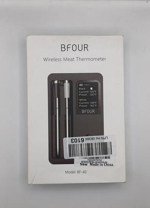 Беспроводной термометр для мяса bfour 2 щупы bluetooth smart гриль духовка