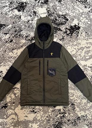 Куртка the north face yellow black puffer оригінал