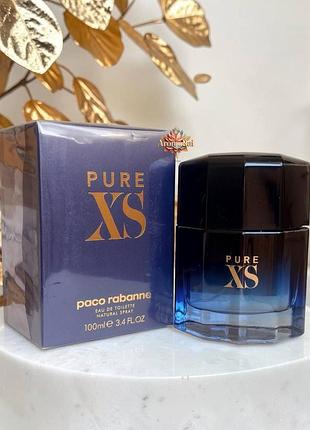 🌟 якісна чоловіча туалетна вода paco rabanne pure xs (пако рабанн п’юр ікс ес) 100 мл. стійкий пряний аромат