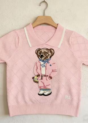Поло з ведмедиком polo ralph lauren