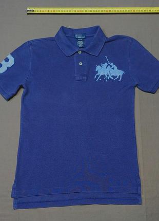 Плечи 38 см polo ralph lauren size м( 10-12) суро синее поло big pony 
100% cotton