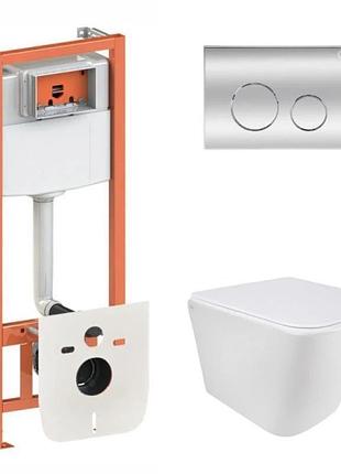Готовое решение qtap для ванной комнаты: подвесной унитаз tern ultra quiet 490 x 365 x 325 + комплект инсталляции nest 4 в 1