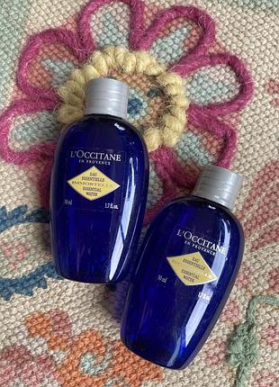 Новый эфирный тоник для лица l'occitane immortelle essential water 50 мл (локситан иммортель)