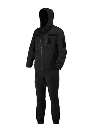 Тактичний костюм tactical flex pro fs (4wstretch) чорний (куртка та штани)