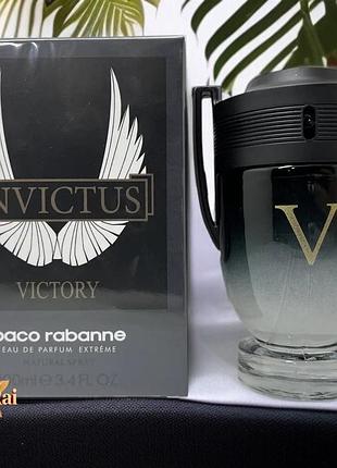 🔥 стойкий мужской парфюм paco rabanne invictus victory (пако рабан инвиктус виктори) 100 м слходный ванильно-амбровый аромат