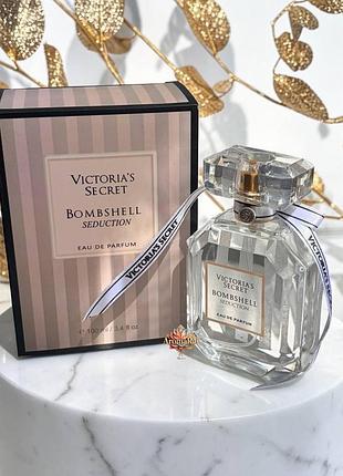 💖 жіноча парфумована вода victoria's secret bombshell seduction (вікторія сікрет бомбшел седакшн) 100 мл квіткові ніжні стійкі