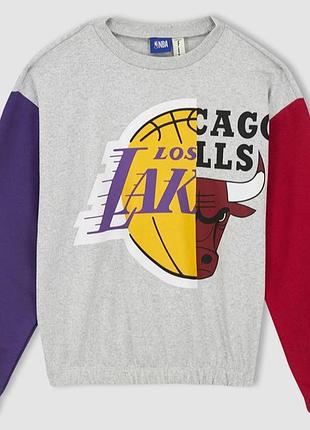 Свитшот nba lakers chicago bullsпрепятствует на 13-17 лет