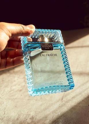 🔥 якісна чоловіча туалетна вода versace man eau fraiche (версаче мен еу фреш) 100 мл. свіжий деревно-східний аромат