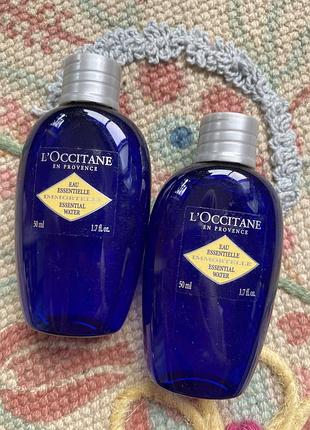 Новый эфирный тоник для лица l'occitane immortelle essential water 50 мл (локситан иммортель)