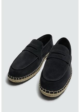 Шкіряні еспадрильї  zara