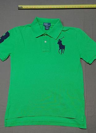Плечи 38 см polo ralph lauren size м( 10-12) салатовое поло big pony 
100% cotton