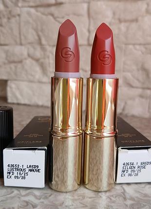Сатінова помада для губ  giordani gold   lustrous mauve42652, silken rose 42754 oriflame