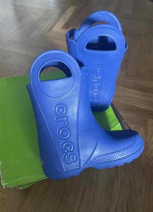 Ботинки сапоги crocs  12 с (устілка 19,5 см ) 29-30 розмір