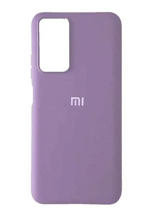 Чохол silicone case full for xiaomi redmi note 12s lilac