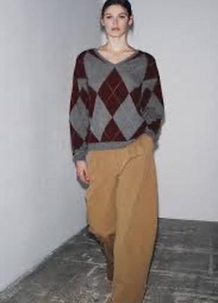 Светр zara ромби 2
