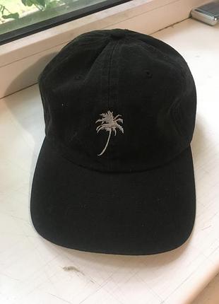 Черная бейсболка billabong с вышивкой пальмы (оригинал)