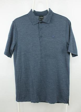Вовняне поло футболка fjork 100% wool polo shirt men’s
