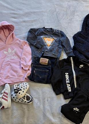 Лот речей на 12-18 місяців adidas, levis, diesel, nike