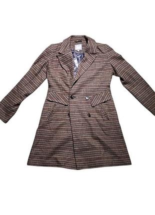 Пальто на осінь/весна в клітинку outerwear розмір с