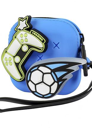 Детский кошелек для мальчиков yes game zone ws-1 533832 детские кошельки для школьника силиконовый синий на молнии