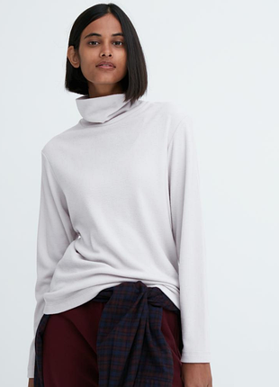 Флисовая водолазка heattech uniqlo