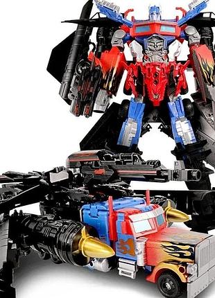 Большой робот-трансформер оптимус прайм optimus prime 3 в 1: робот, грузовик и самолёт