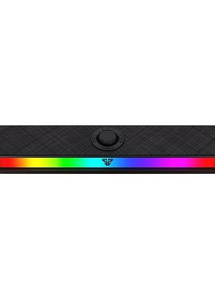 Компьютерная колонка-самбар fantech bs151 groove bar pro bluetooth 10w с rgb подсветкой черный