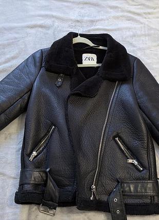 Дубленка zara