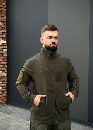 Флисовая кофта b&l olive