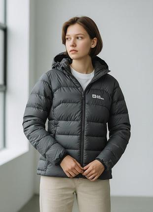 Женская пуховая куртка jack wolfskin