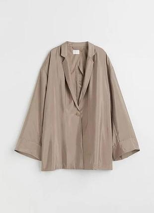 Піджак сатиновий беж h&m жіночий м-л