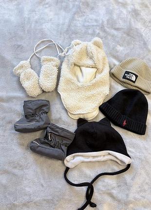 Шапки на 2 роки tnf, polo