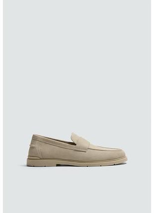 Шкіряні лофери zara 2
