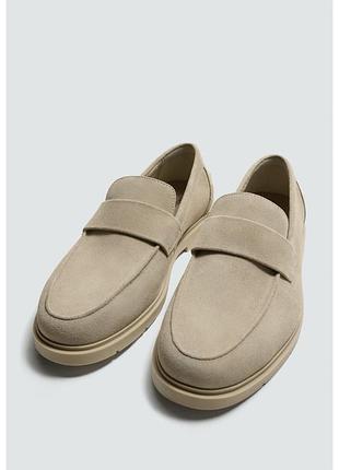 Шкіряні лофери zara